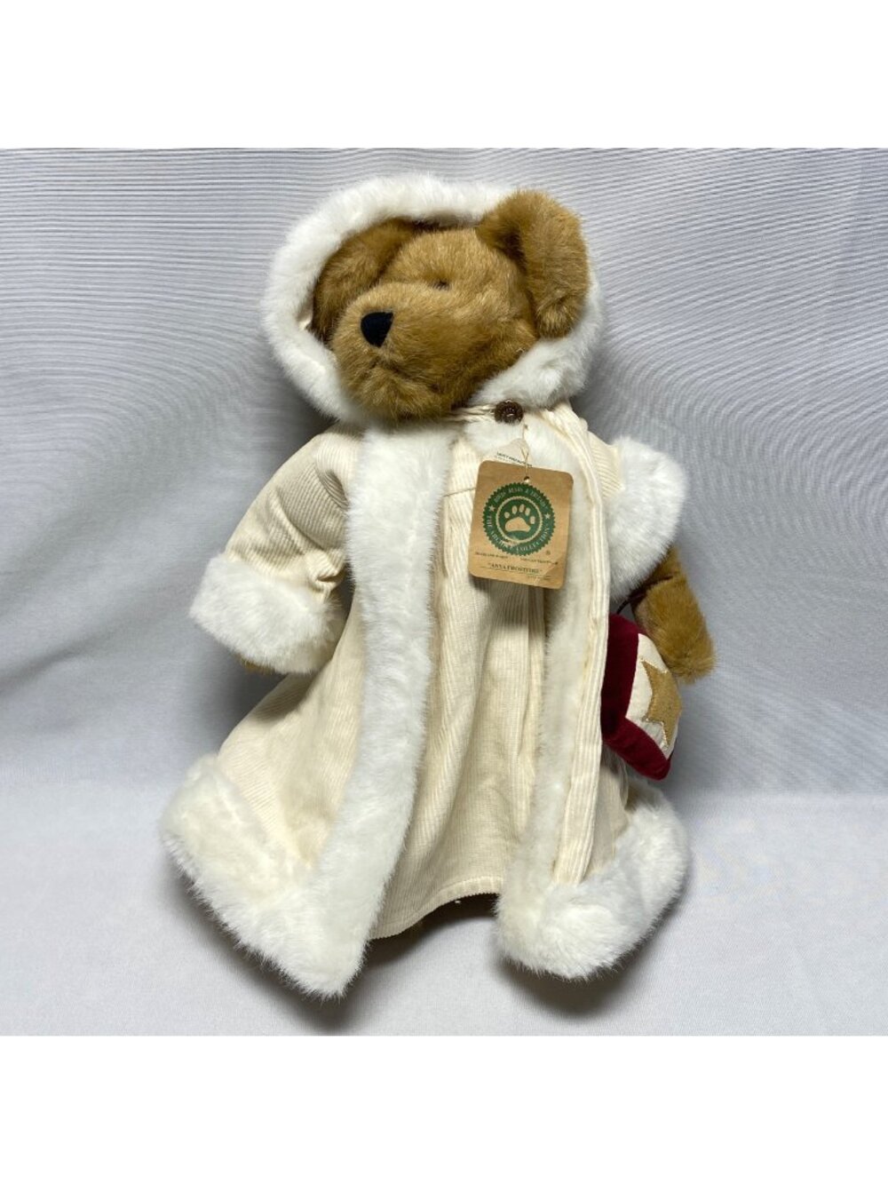 Boyds Bears Anya Frostfire Plush  In Hooded Winter Coat 20th Anniversary